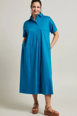 Abito a camicia - Blu