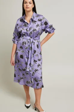 Abito chemisier - Lilla Nero