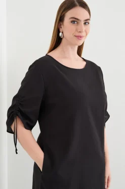 Abito con coulisse - Nero