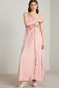 Abito con spacco - Rosa