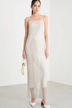 Abito con strass - Bianco