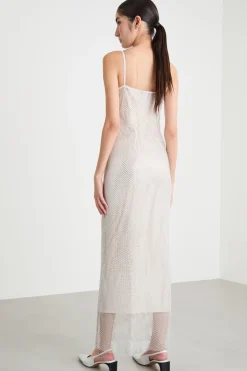 Abito con strass - Bianco