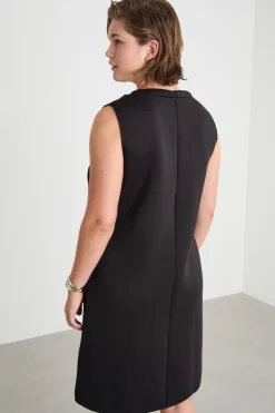 Abito con strass - Nero