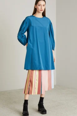 Abito corto oversize - Turchese