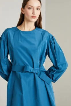 Abito corto oversize - Turchese