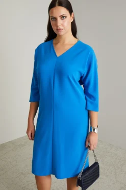 Abito in cady - Azzurro