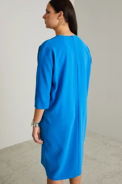 Abito in cady - Azzurro