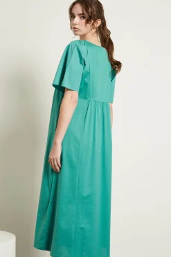 Abito in cotone - Verde