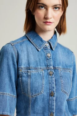 Abito in denim - Blu
