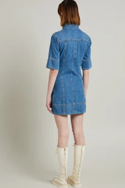 Abito in denim - Blu