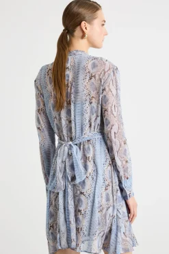 Abito in georgette animalier - Animalier