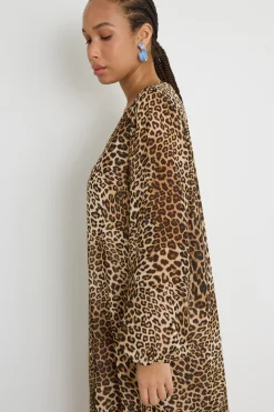 Abito in georgette stampato - Animalier