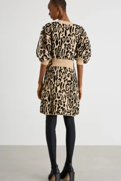 Abito in jacquard animalier - Animalier