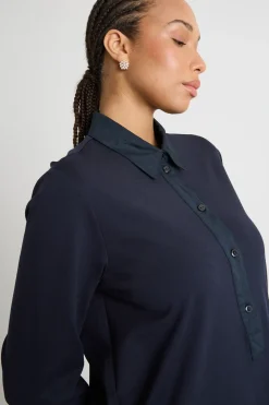 Abito in jersey - Blu