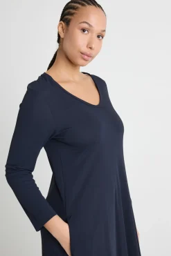 Abito in jersey - Blu