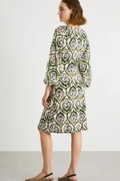 Abito in jersey fluido - Verde