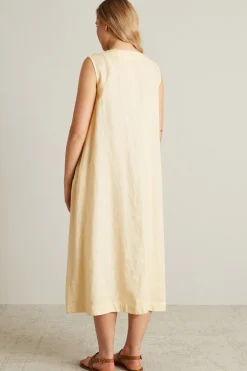Abito in lino - Giallo