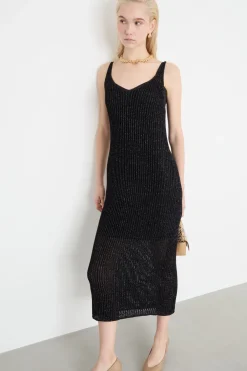 Abito in maglia - Nero