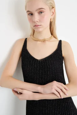 Abito in maglia - Nero