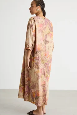 Abito in popeline - Beige