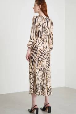 Abito in raso - Animalier