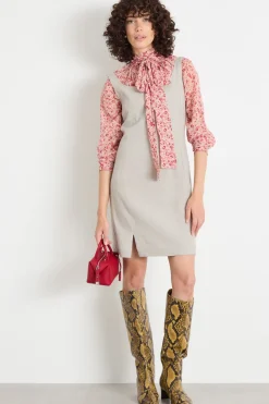 Abito in tela - Beige