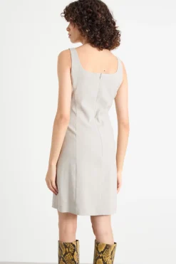 Abito in tela - Beige