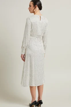 Abito in twill - Bianco