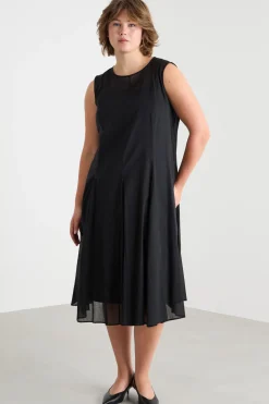 Abito in voile - Nero