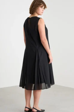 Abito in voile - Nero