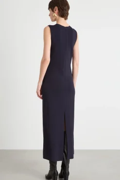 Abito tubino in maglia - Blu Notte