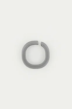 Anello a fascia in metallo - Grigio