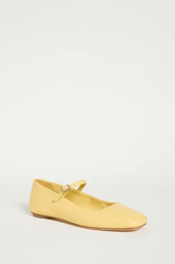 Ballerina in pelle - Giallo