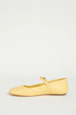 Ballerina in pelle - Giallo