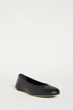 Ballerina in pelle - Nero