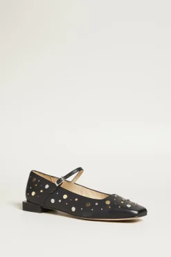 Ballerine con borchie - Nero
