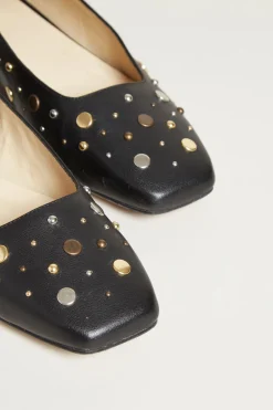 Ballerine con borchie - Nero