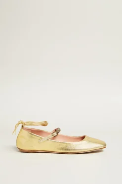 Ballerine con dettagli - Oro