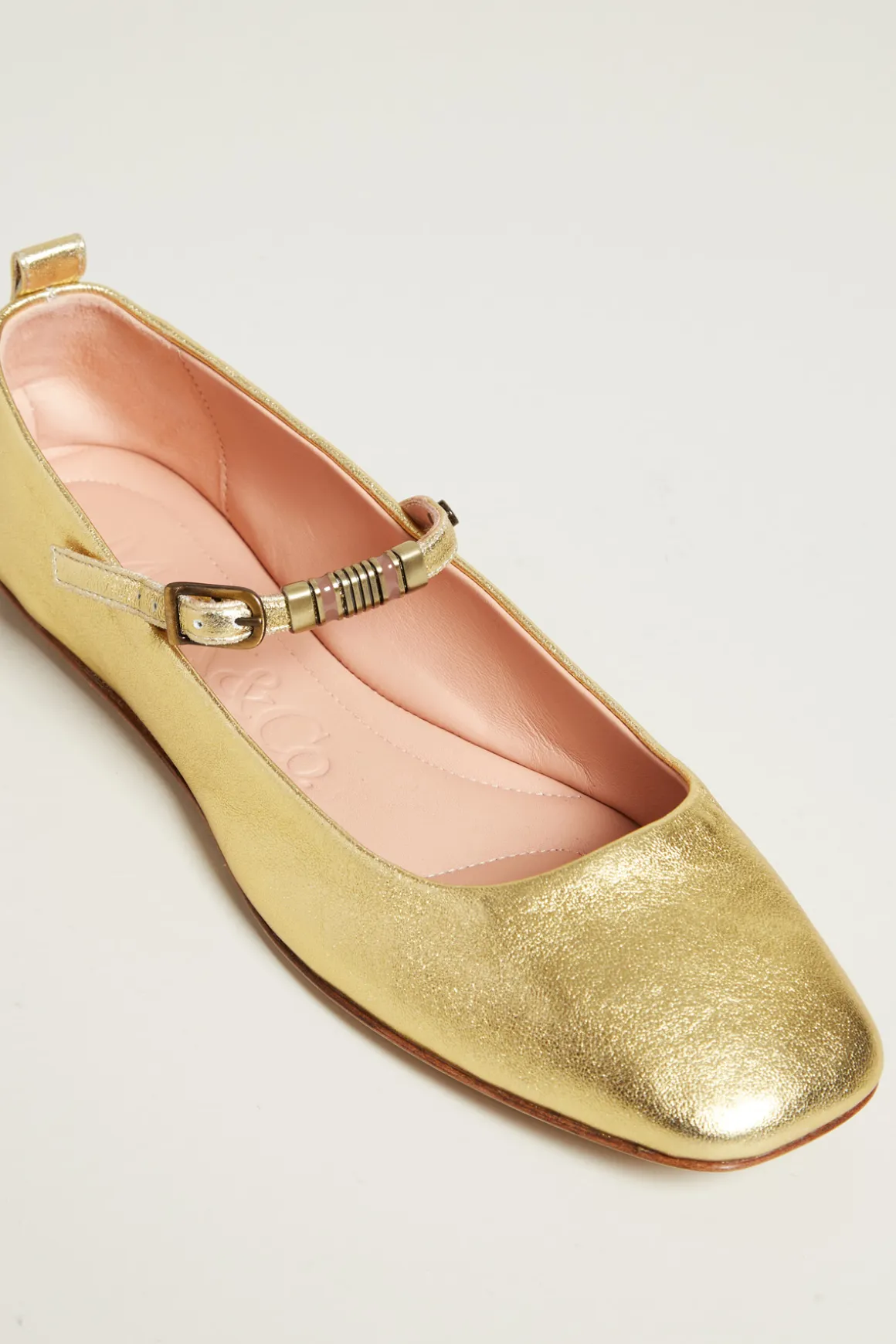 Ballerine con dettagli - Oro