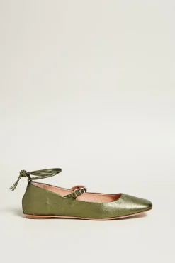 Ballerine con dettagli - Verde