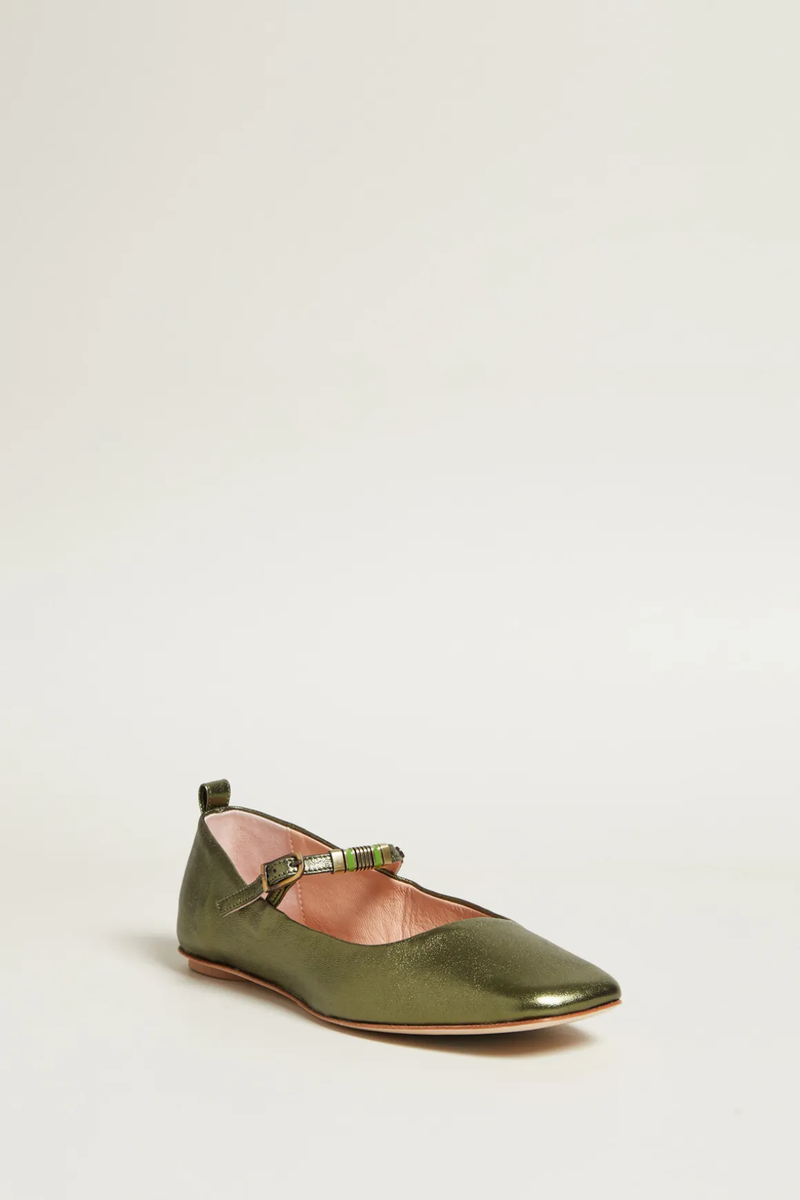 Ballerine con dettagli - Verde