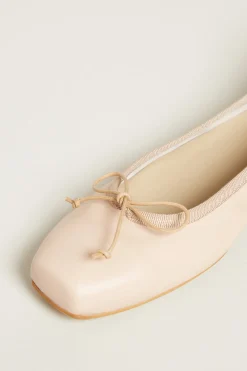 Ballerine in pelle - Beige Chiaro