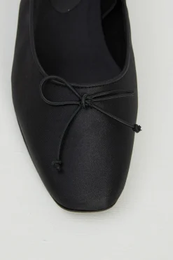 Ballerine in raso - Nero