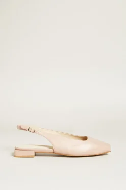Ballerine slingback in pelle - Rosa