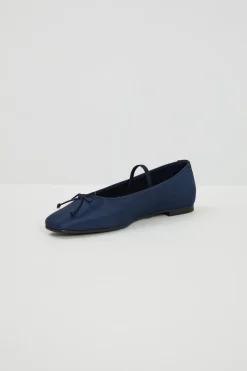 Ballerine in raso - Blu Notte
