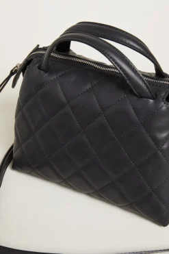 Bauletto trapuntato - Nero
