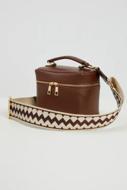 Bauletto con tracolla - Marrone Oro