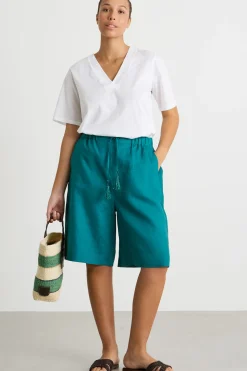 Bermuda con coulisse - Verde