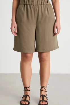Bermuda con tasche - Verde