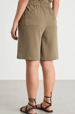 Bermuda con tasche - Verde